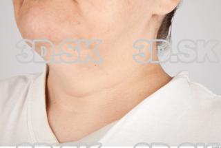 Female neck photo texture 0008